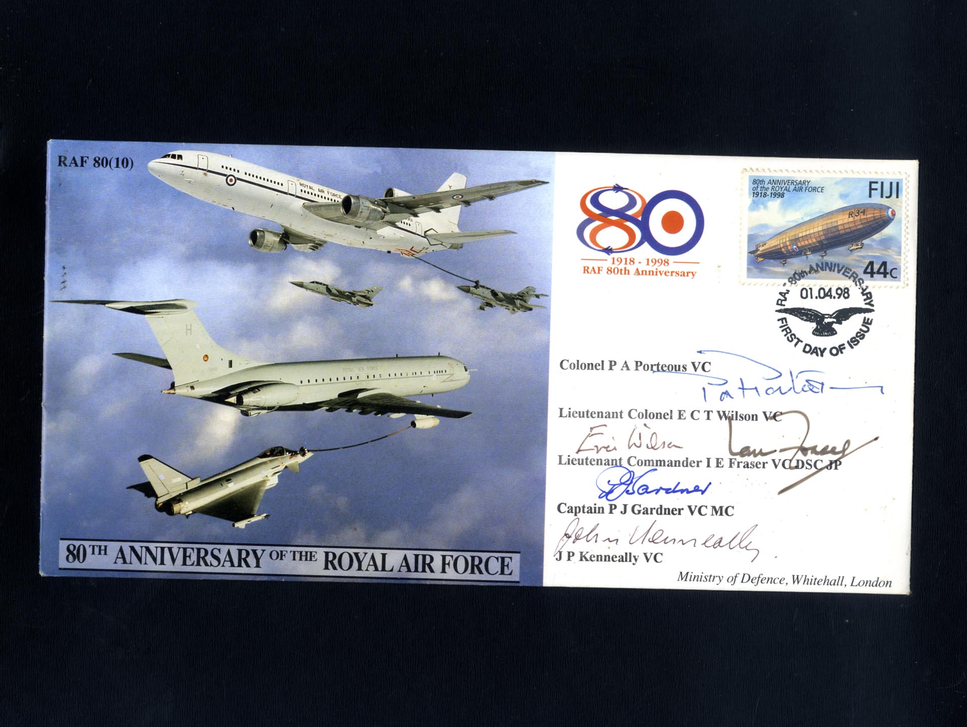 P. A. & others Colonel Porteous & others Autograph Autogramm | ID 15982937440637