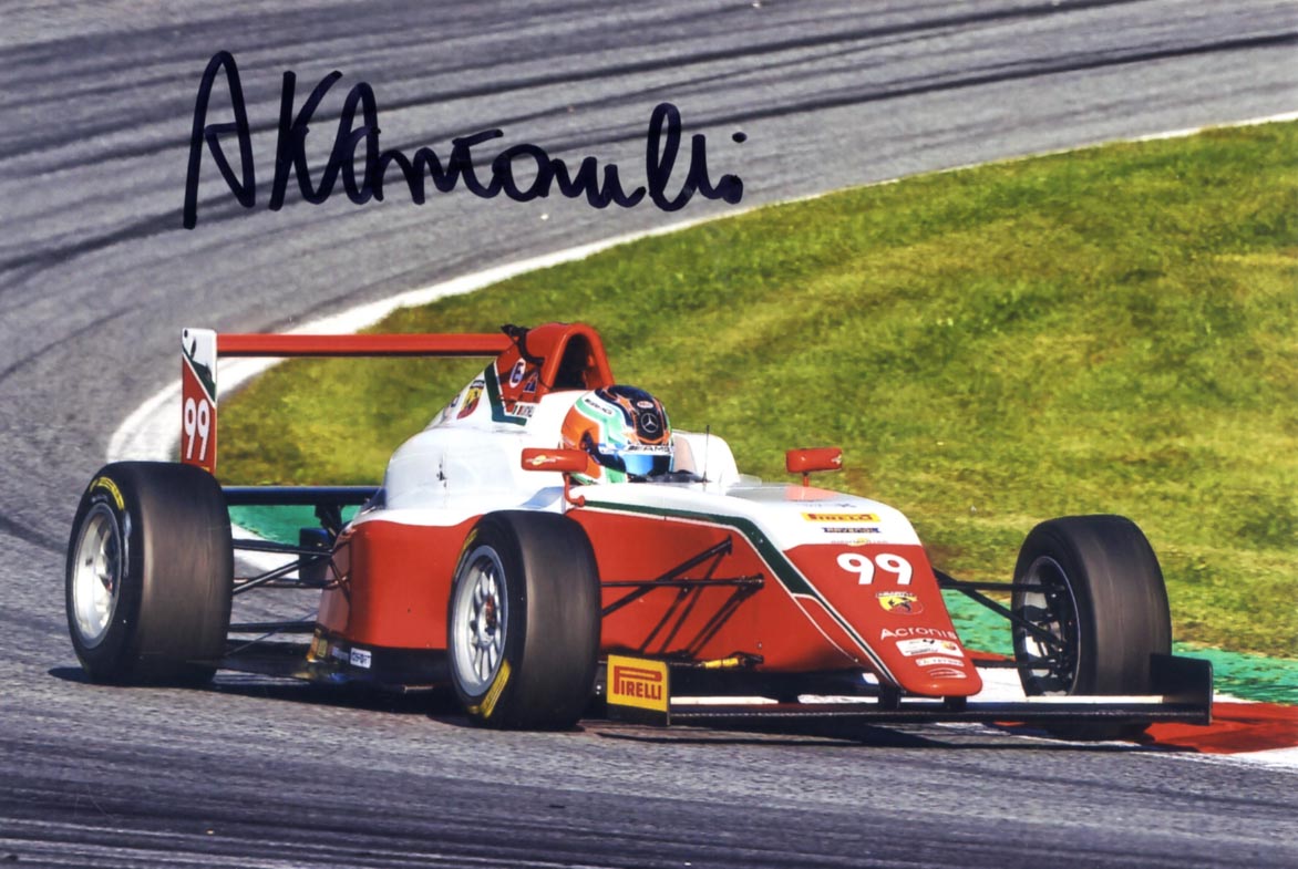 Andrea Antonelli Autograph Autogramm | ID 15987475480957