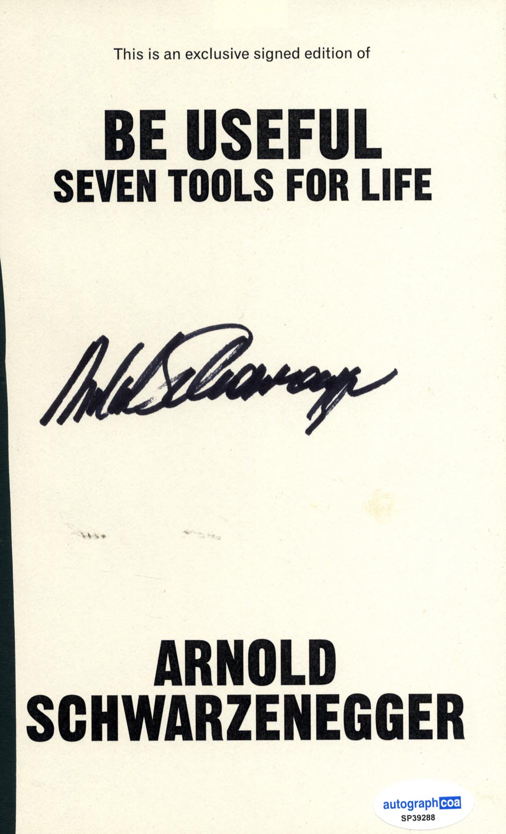 Arnold Schwarzenegger Autograph Autogramm | ID 15987697090941