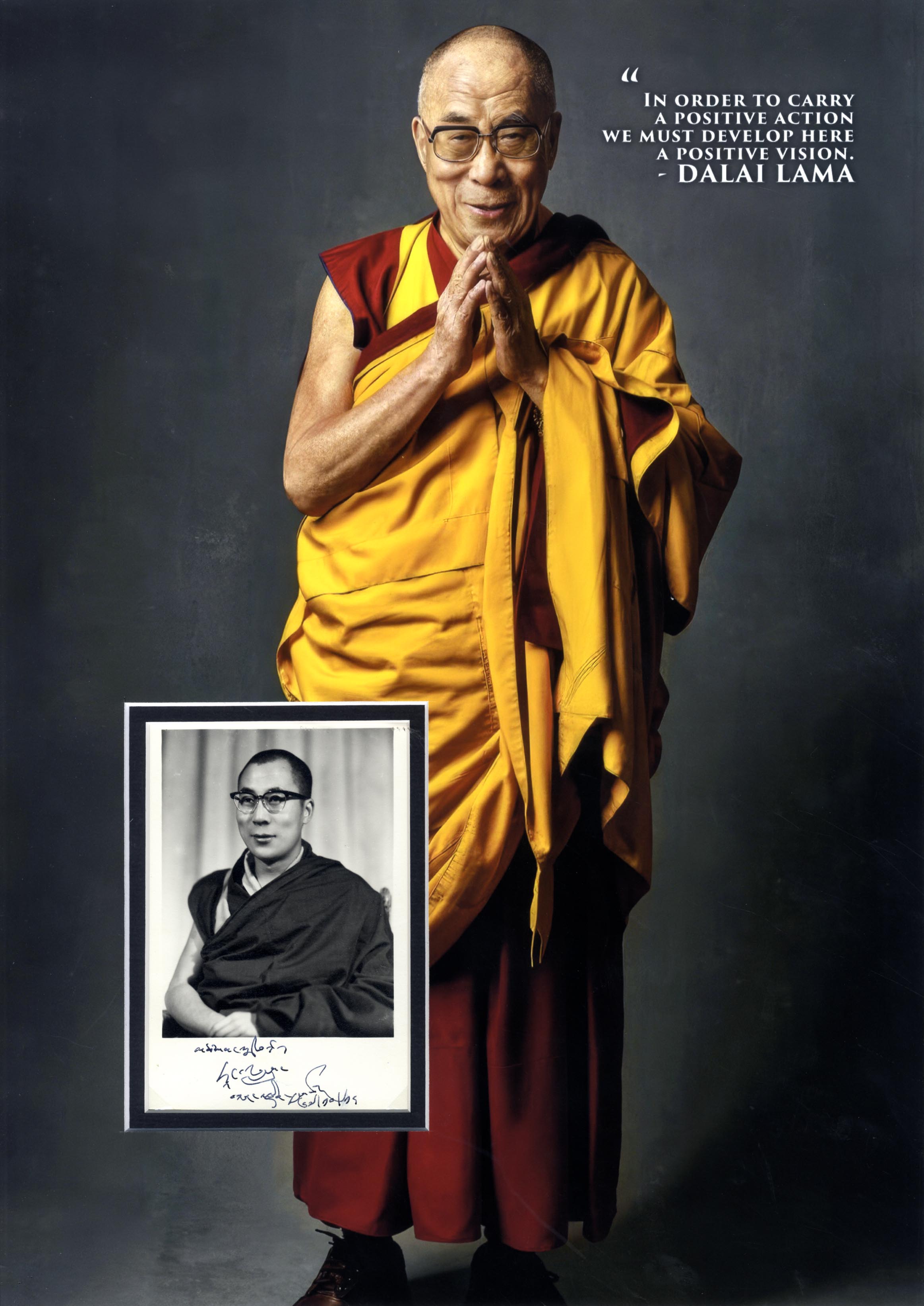 Dalai Lama Autograph Autogramm | ID 15987716456829