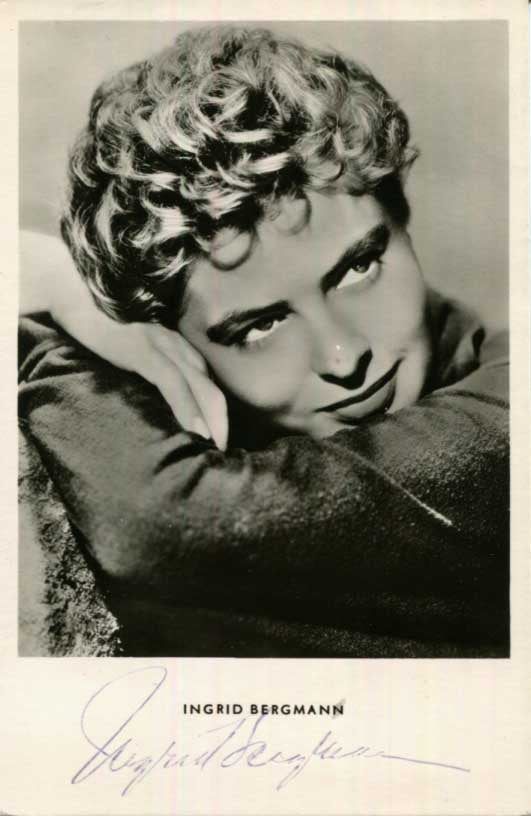 Ingrid Bergman Autograph Autogramm | ID 15989207073149