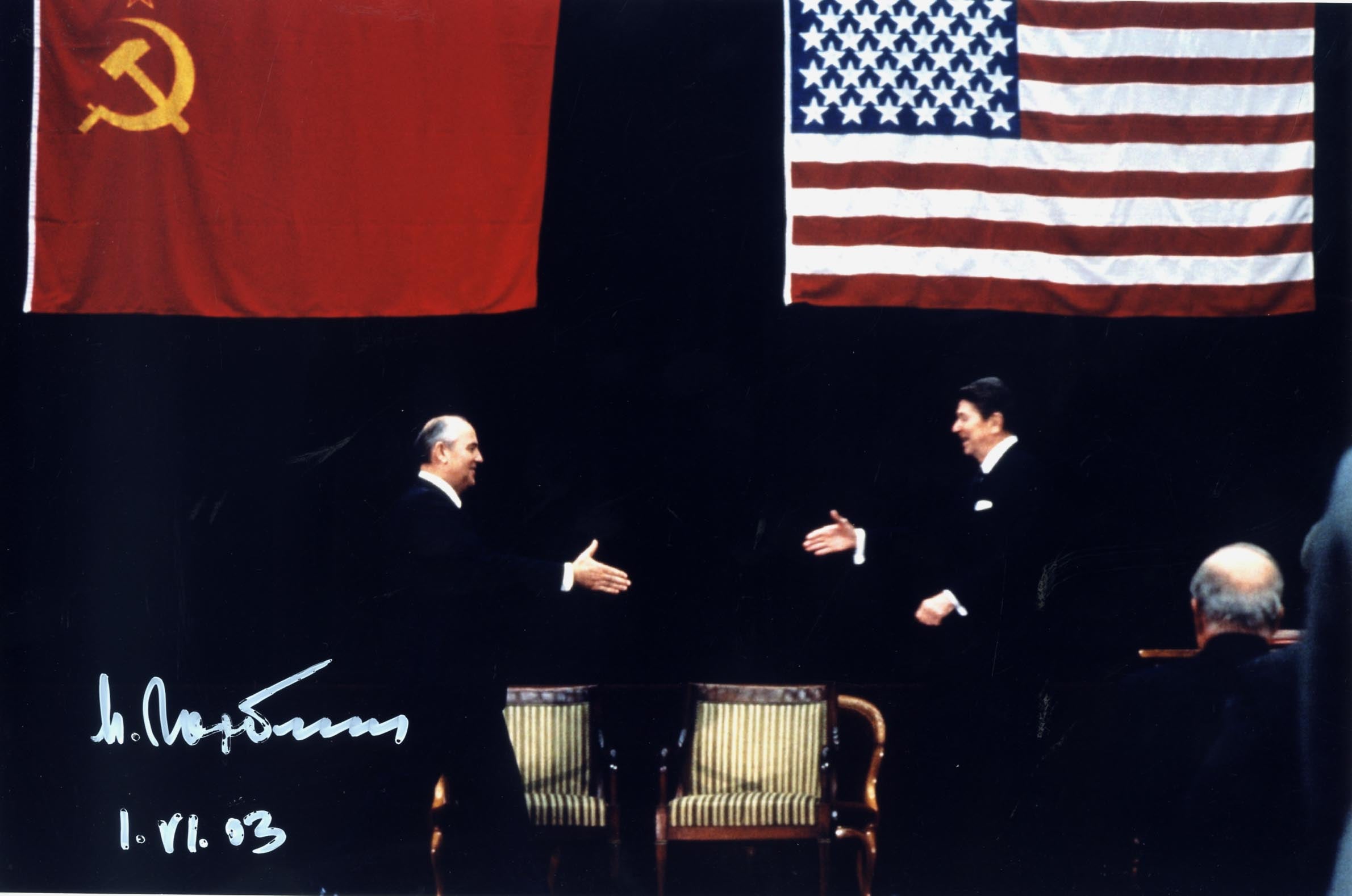 Michail Gorbachev Autograph