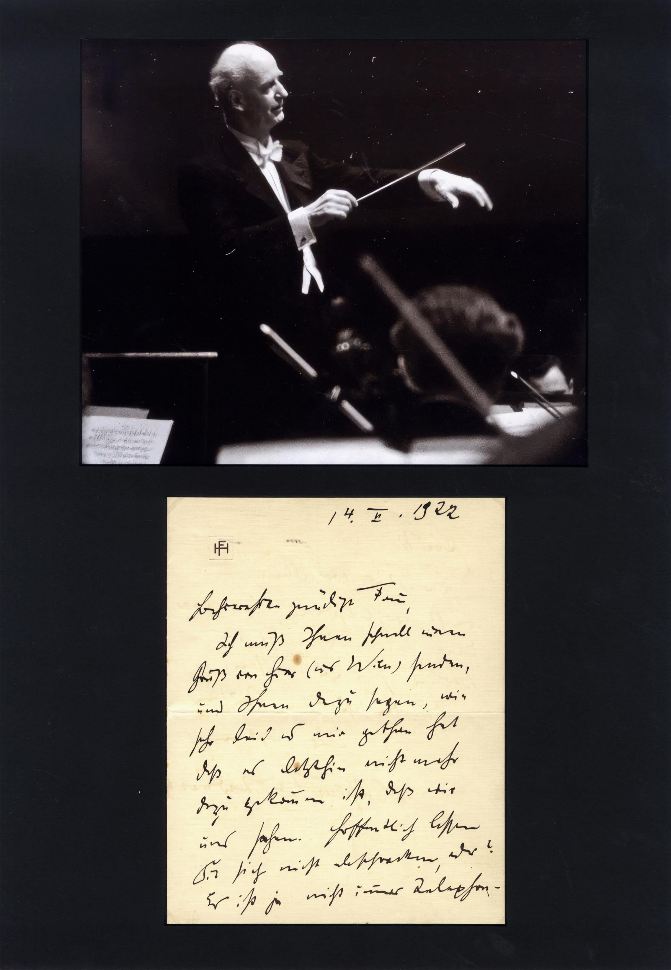 Wilhelm Furtwängler Autogramm