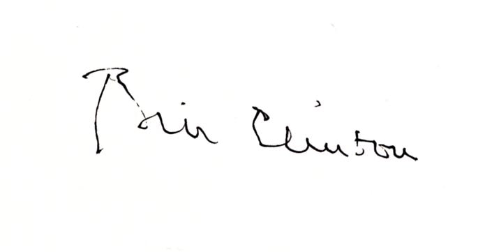 Bill Clinton Autograph Autogramm | ID 15997134406013