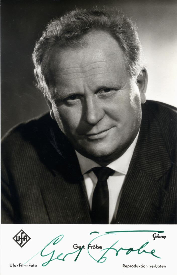 Gert Fröbe Autograph Autogramm | ID 15998008230269
