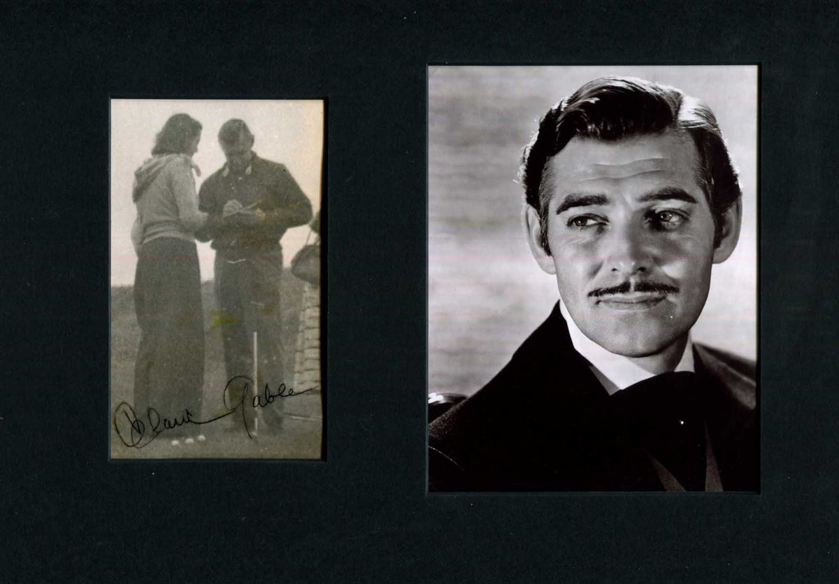Clark Gable Autograph Autogramm | ID 15998686921085