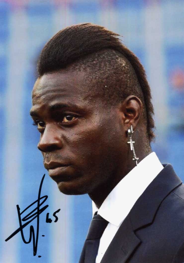 Mario Balotelli Barwuah Autograph Autogramm | ID 15999198855549
