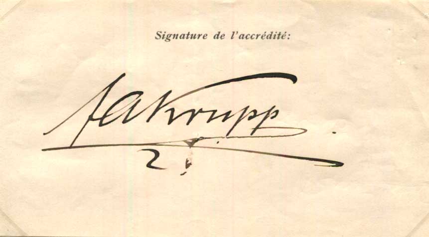 Friedrich Alfred Krupp Autograph Autogramm | ID 16002811887997
