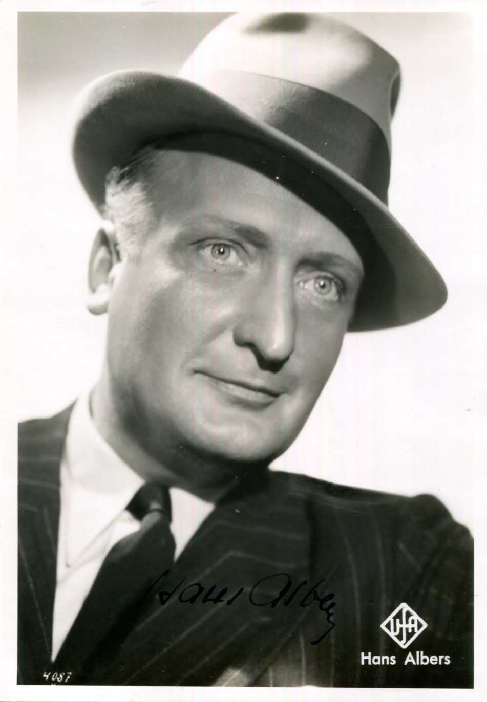 Hans Albers Autograph Autogramm | ID 16016786358653