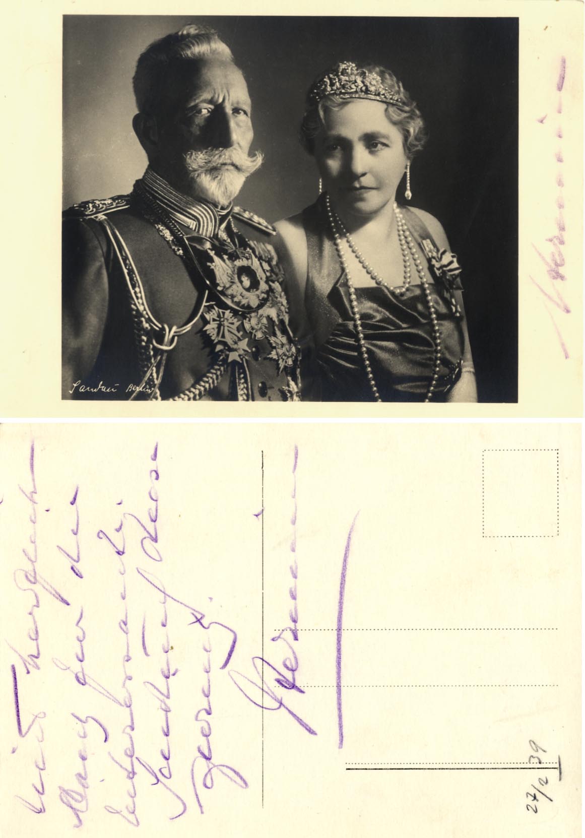 Hermine Reuss of Greiz Autograph
