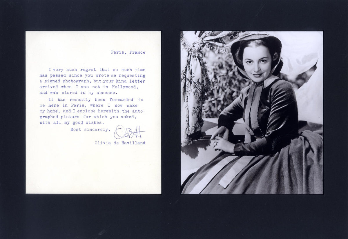 Olivia de Havilland Autograph Autogramm | ID 16025254429053