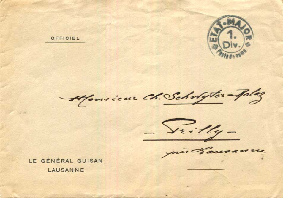 Henri Guisan Autograph Autogramm | ID 16031314248061