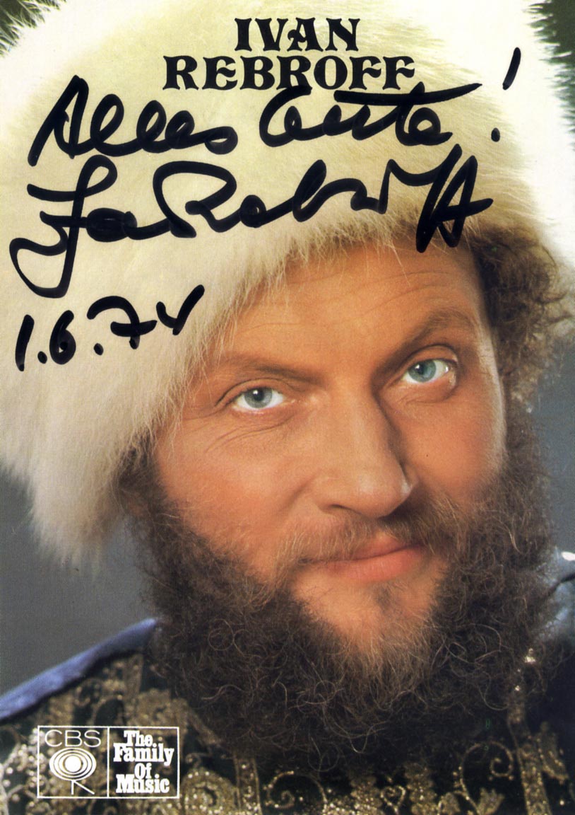 Ivan Rebroff Autograph Autogramm | ID 16033842495869
