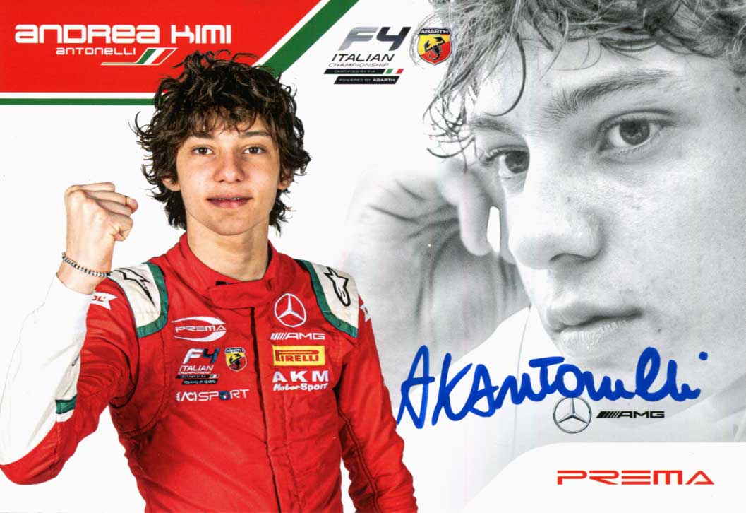 Andrea Antonelli Autograph Autogramm | ID 16034165162365
