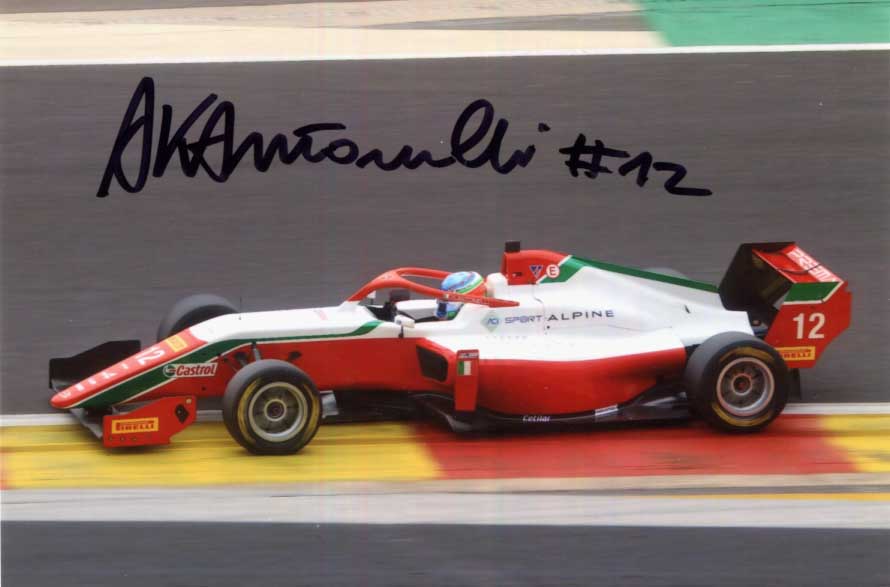Andrea Antonelli Autograph Autogramm | ID 16034174173565