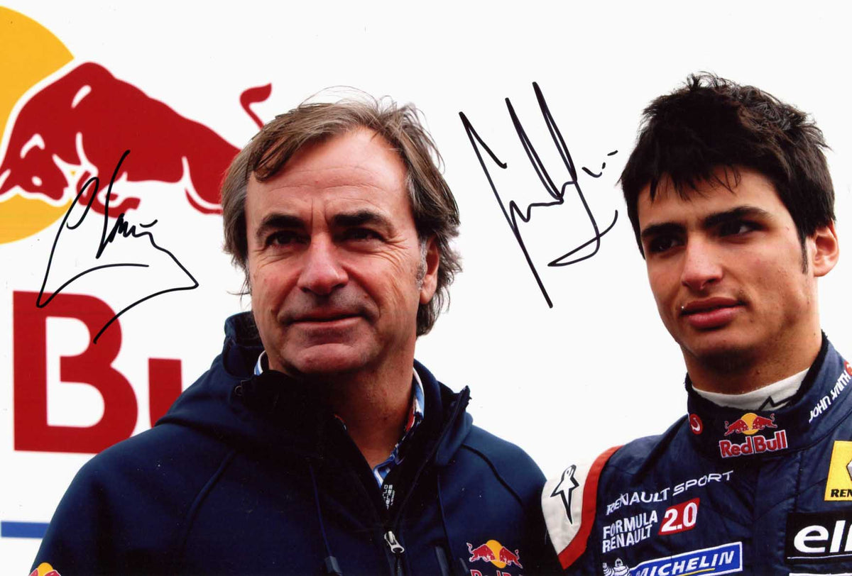 Carlos Sainz Jr. & Sr. Autograph Autogramm | ID 16051343524221
