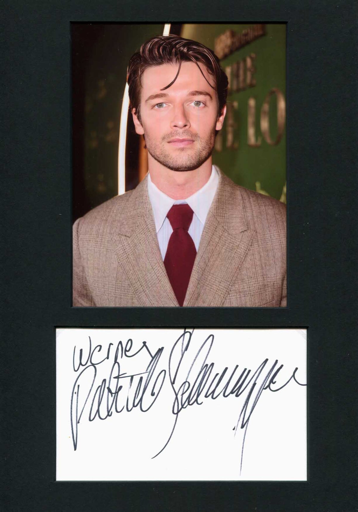 Patrick Schwarzenegger Autograph Autogramm | ID 16051784319357