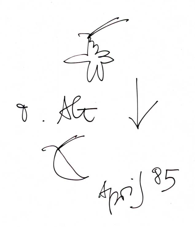 Otmar Alt Autograph
