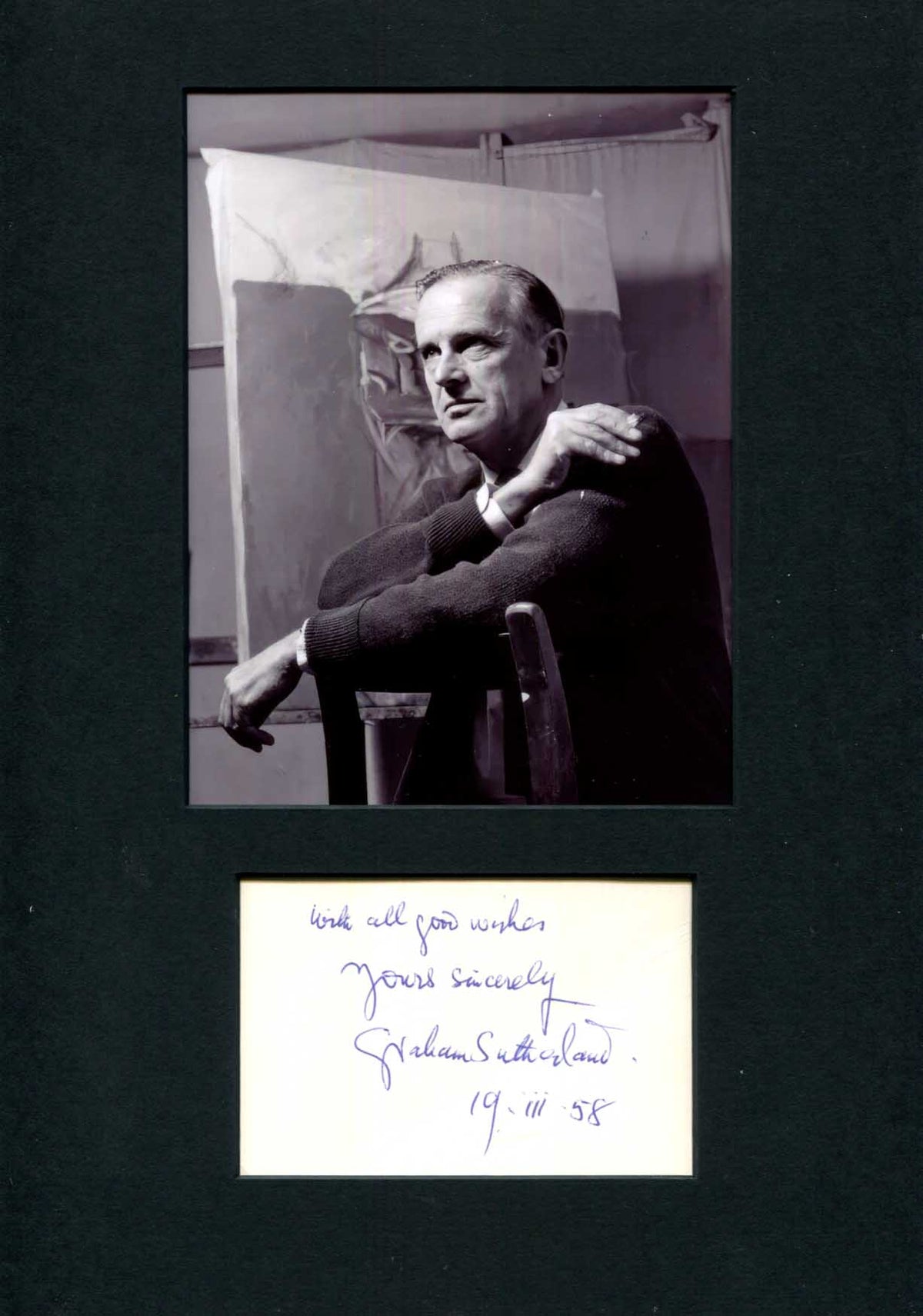 Graham Sutherland Autograph