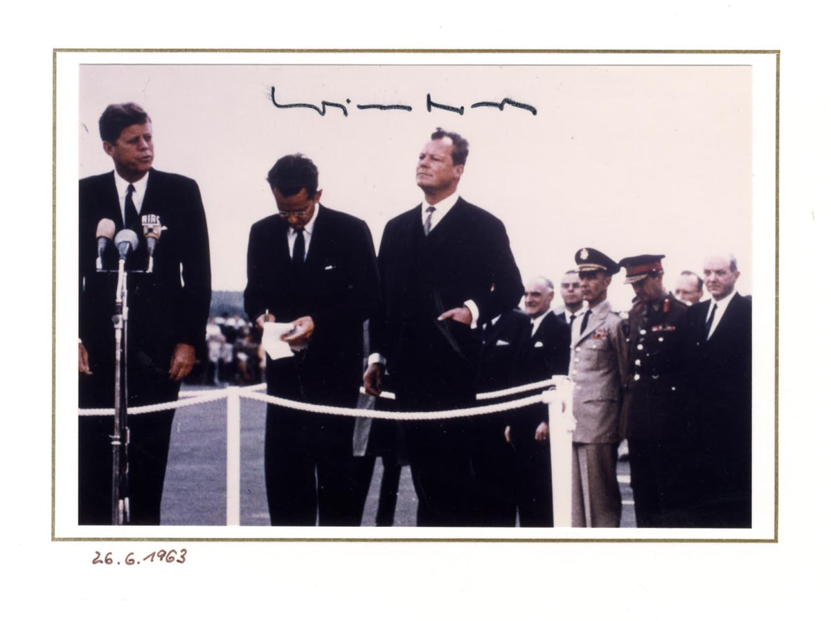 Willy Brandt Autogramm