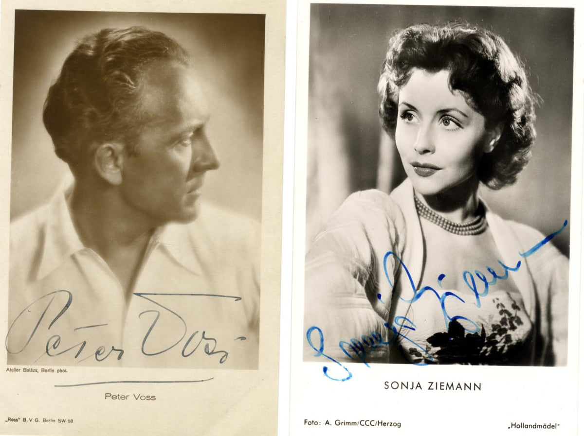 German Vintage Film Autographs