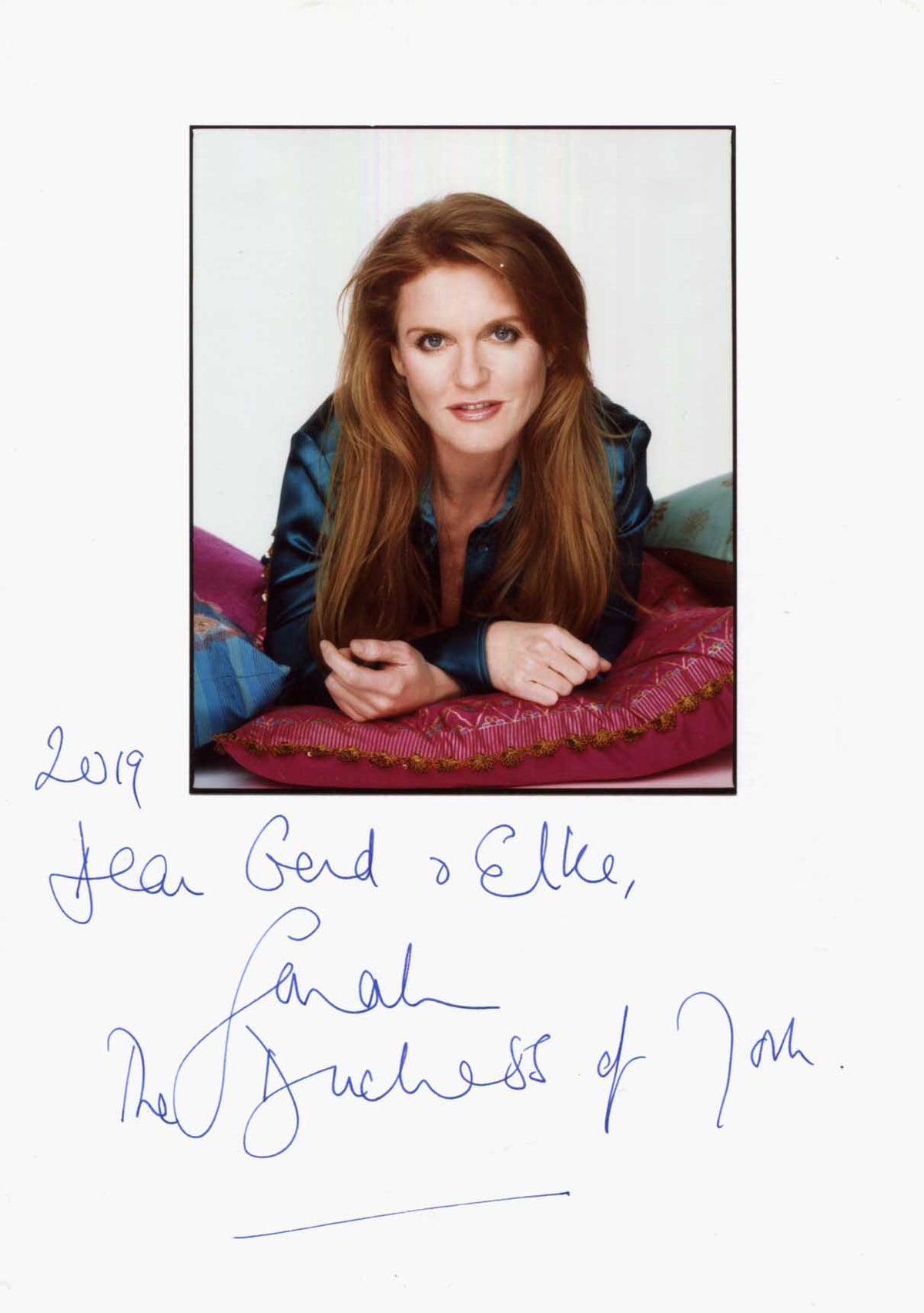 Sarah Ferguson Autograph Autogramm | ID 16072728478077