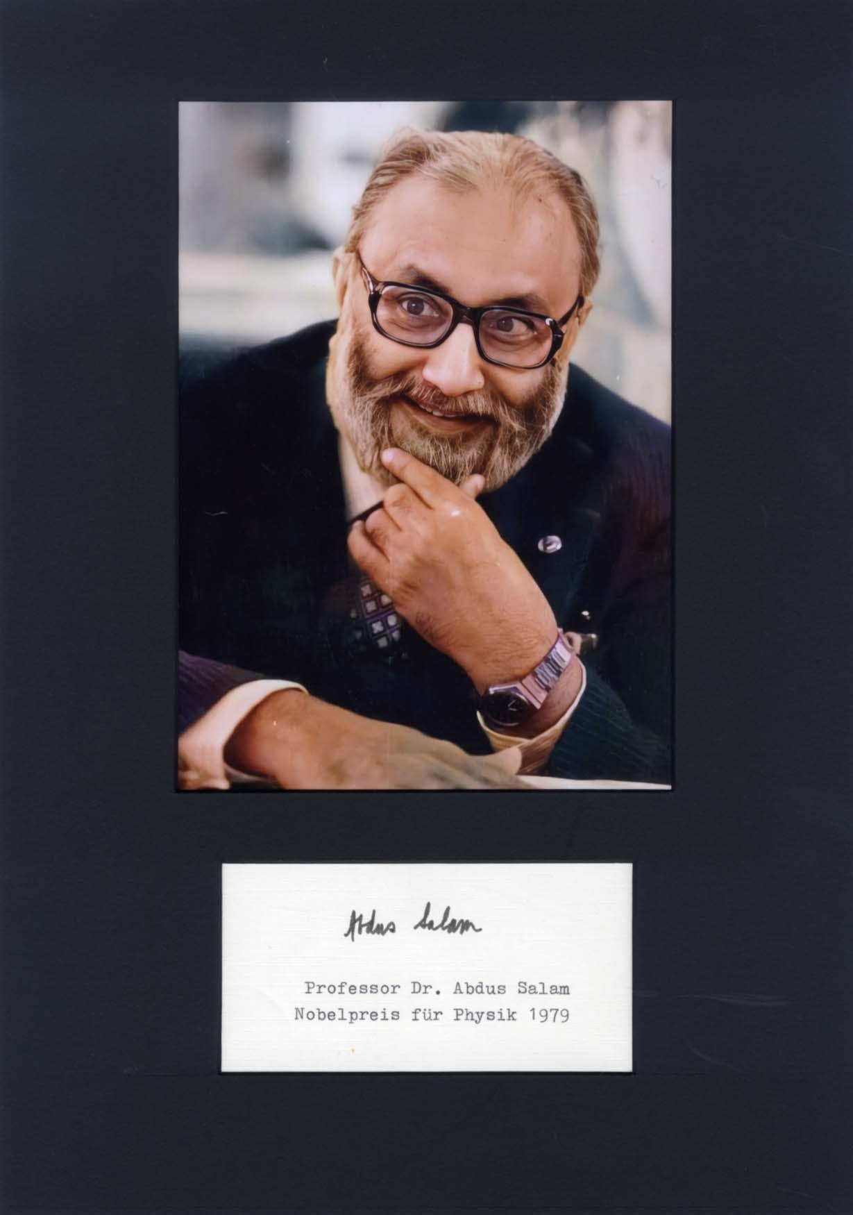 Abdus Salam Autograph Autogramm | ID 15007624987005