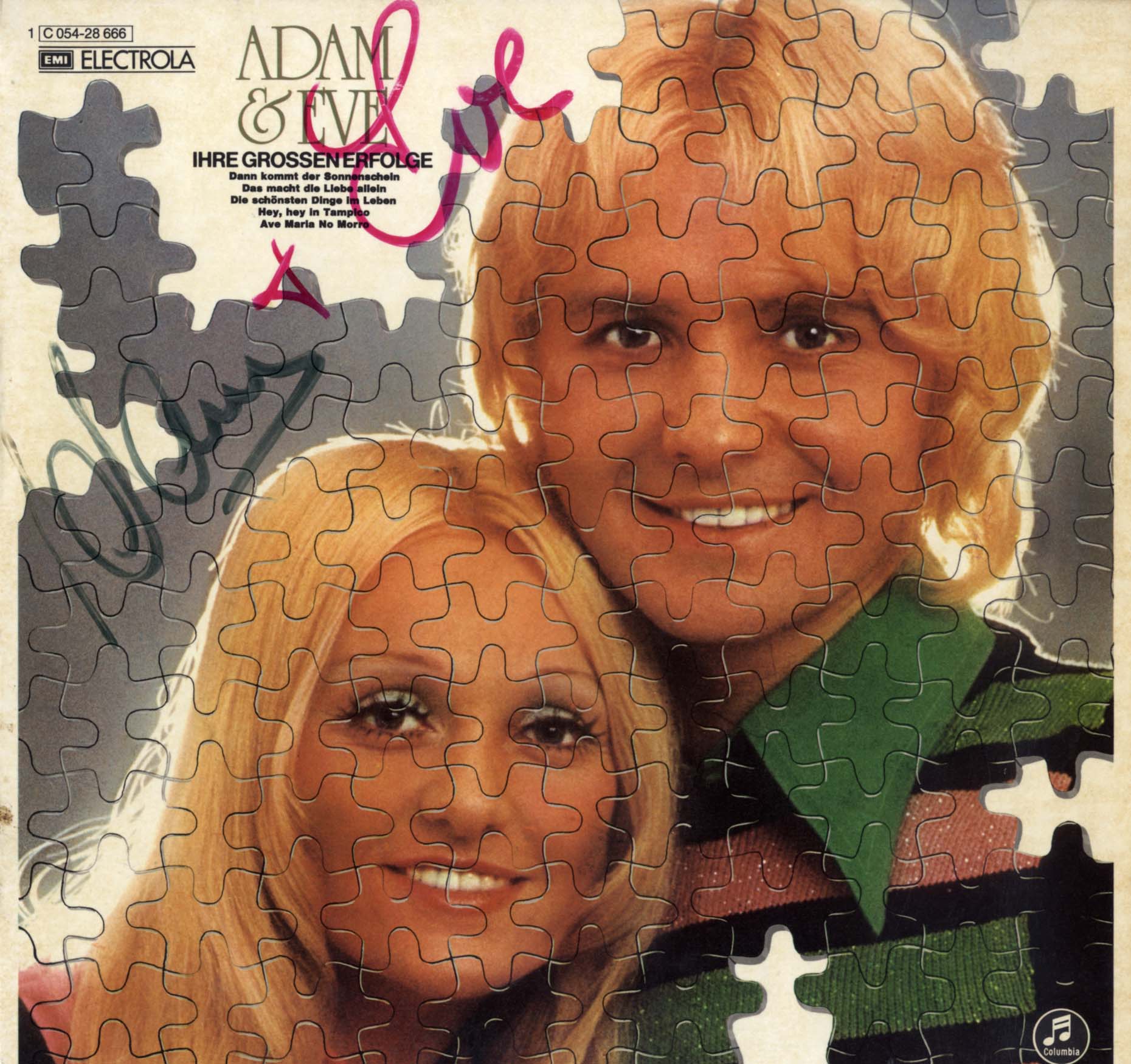 Adam & Eve (duo) Autographs