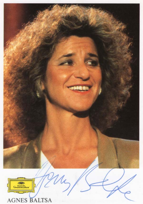Agnes Baltsa Autograph Autogramm | ID 8132265967765