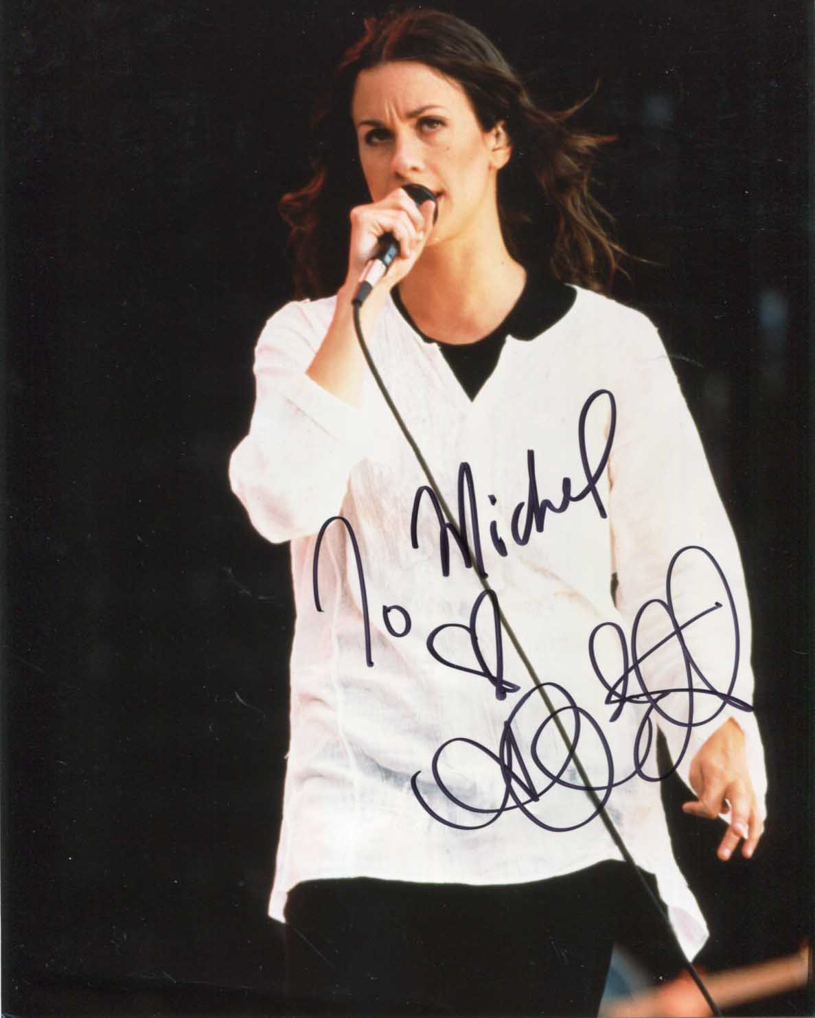 Alanis Morissette Autograph Autogramm | ID 15082943840637
