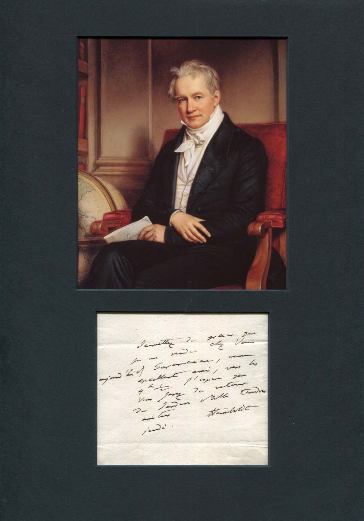 Alexander von Humboldt Autograph Autogramm | ID 8219416035477