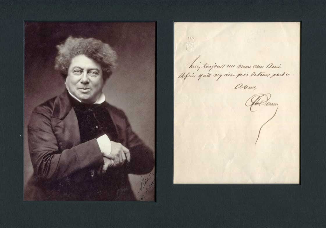 Alexandre Dumas Autograph Autogramm | ID 8363741675669