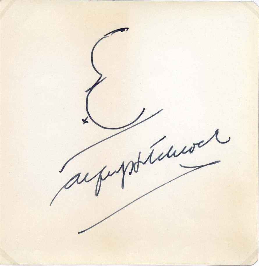 Alfred Hitchcock Autograph Autogramm | ID 7875373727893