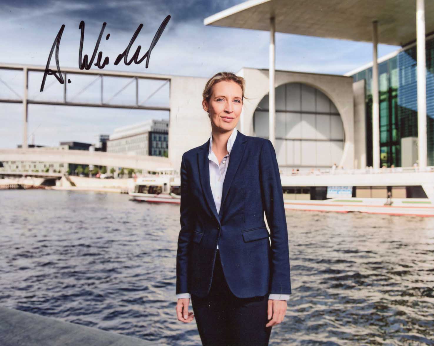 Alice Weidel Autograph Autogramm | ID 15216554672509