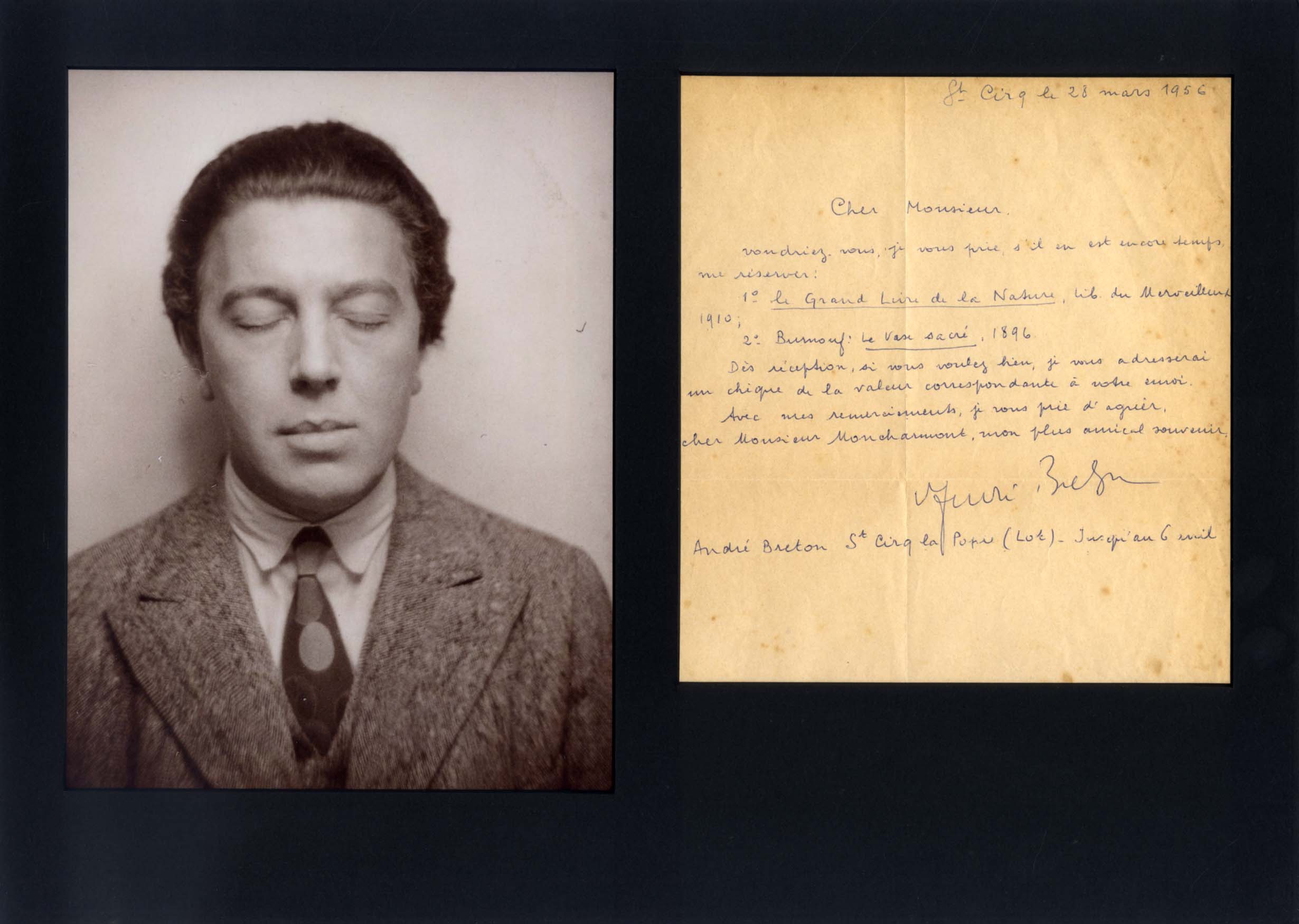 André Breton Autograph