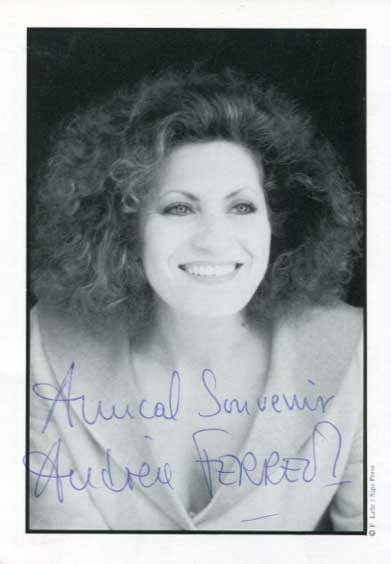 Andre & Marlène & Fanny & Micheline Ferreol & Jobert & Bastien & Presle Autograph Autogramm | ID 8464224026773