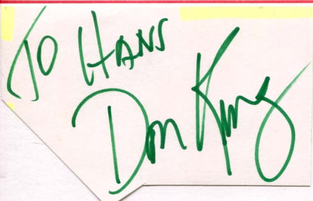 Angelo & Donald Dundee & King Autograph Autogramm | ID 8130613739669