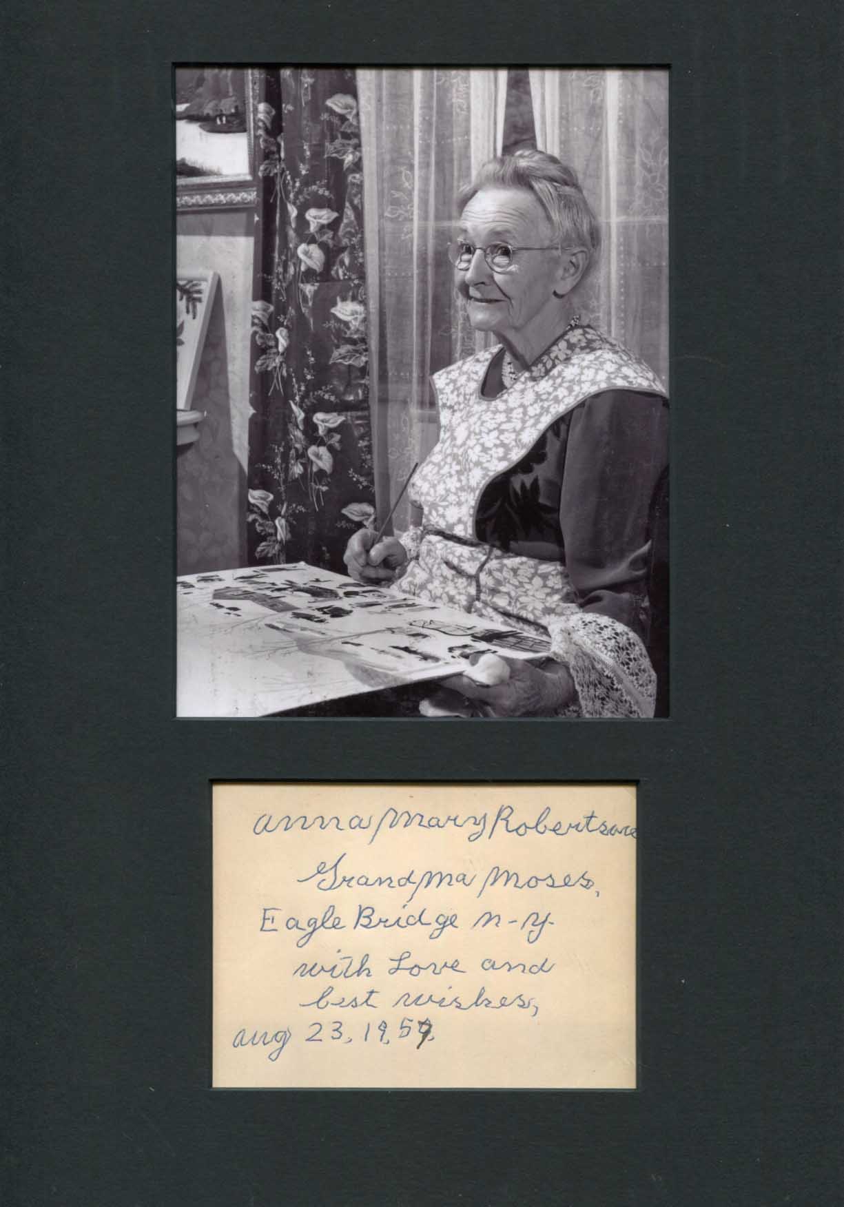 Grandma Moses Autograph