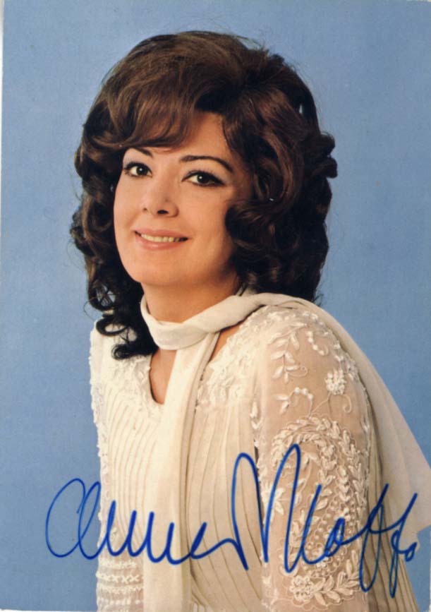 Anna Moffo Autograph Autogramm | ID 15064769724797