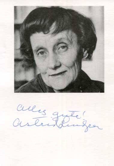 Astrid Lindgren Autograph Autogramm | ID 8358978879637