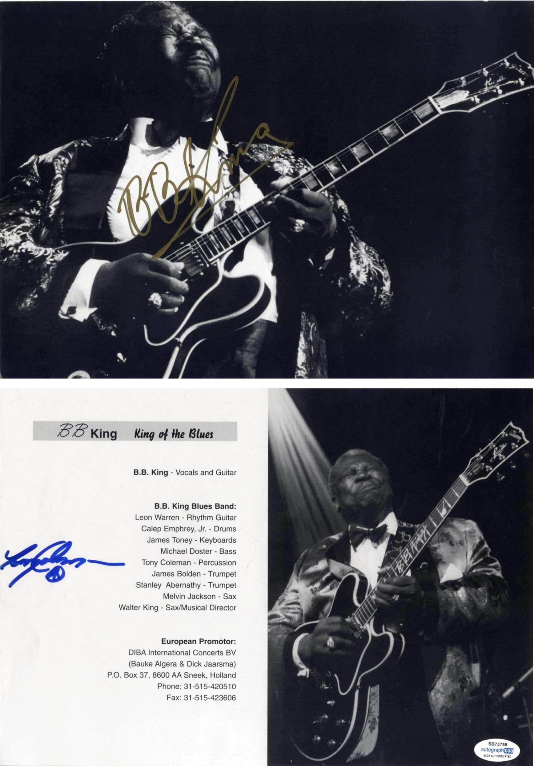 B.B. King Autograph Autogramm | ID 14990490599805