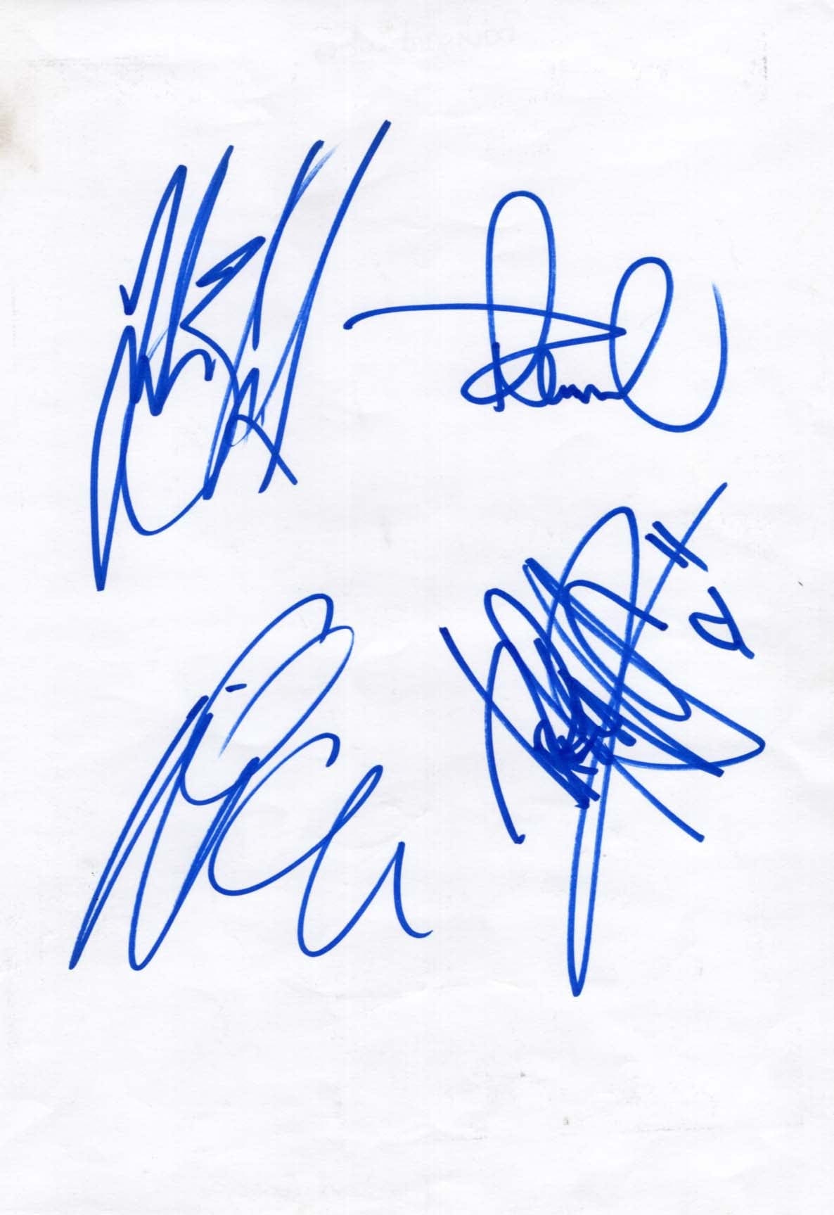 Backyard Babies Autograph Autogramm | ID 8438768664725