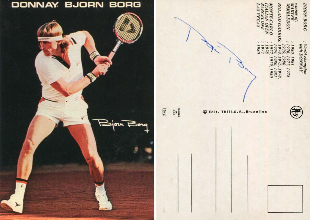 Björn Borg Autograph Autogramm | ID 8056004116629