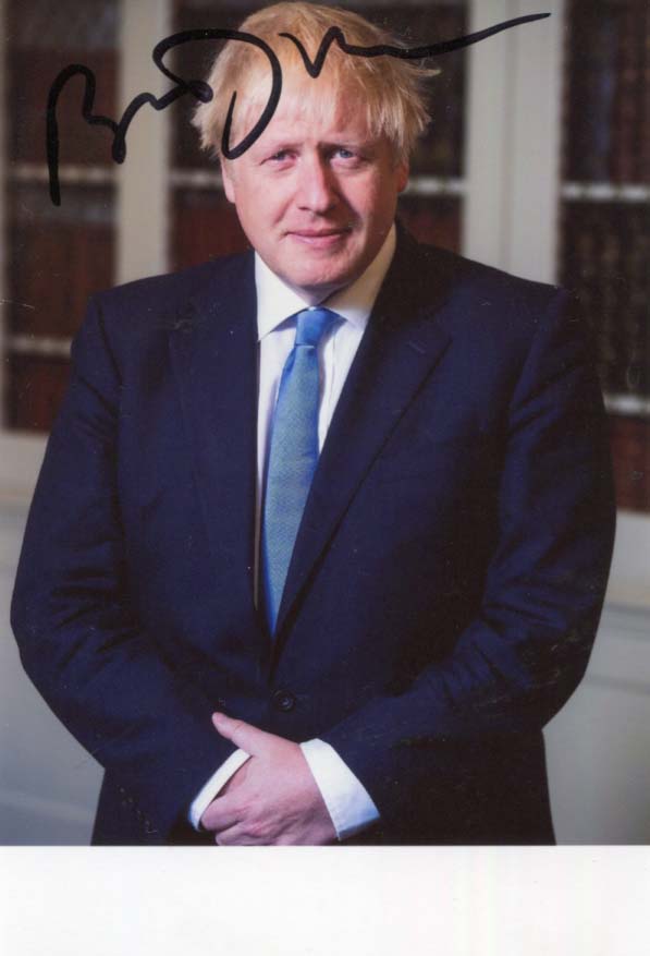 Boris Johnson Autograph Autogramm | ID 8075256594581
