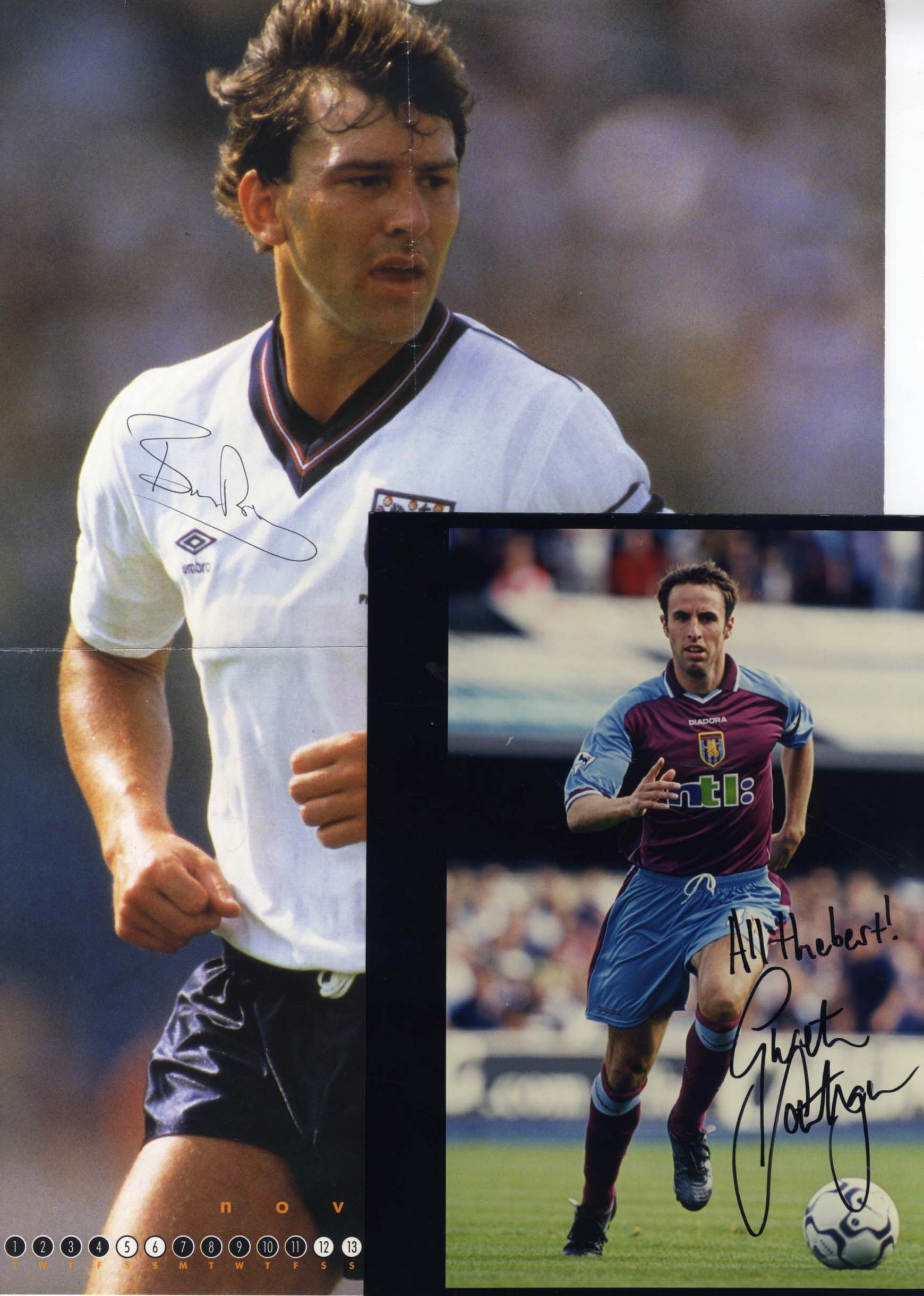 Bryan & Gareth Robson & Southgate Autograph Autogramm | ID 14986502734205