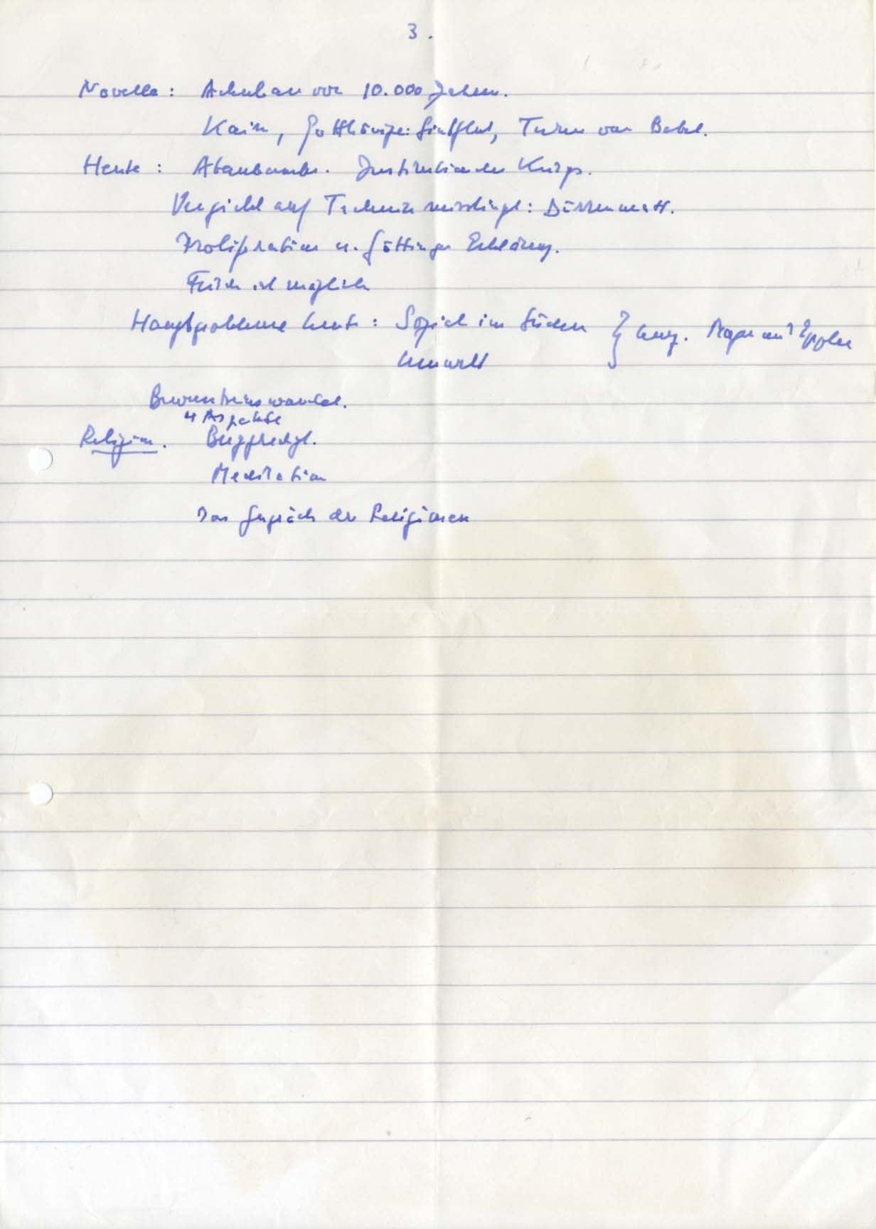 Carl Friedrich von Weizsäcker Autograph