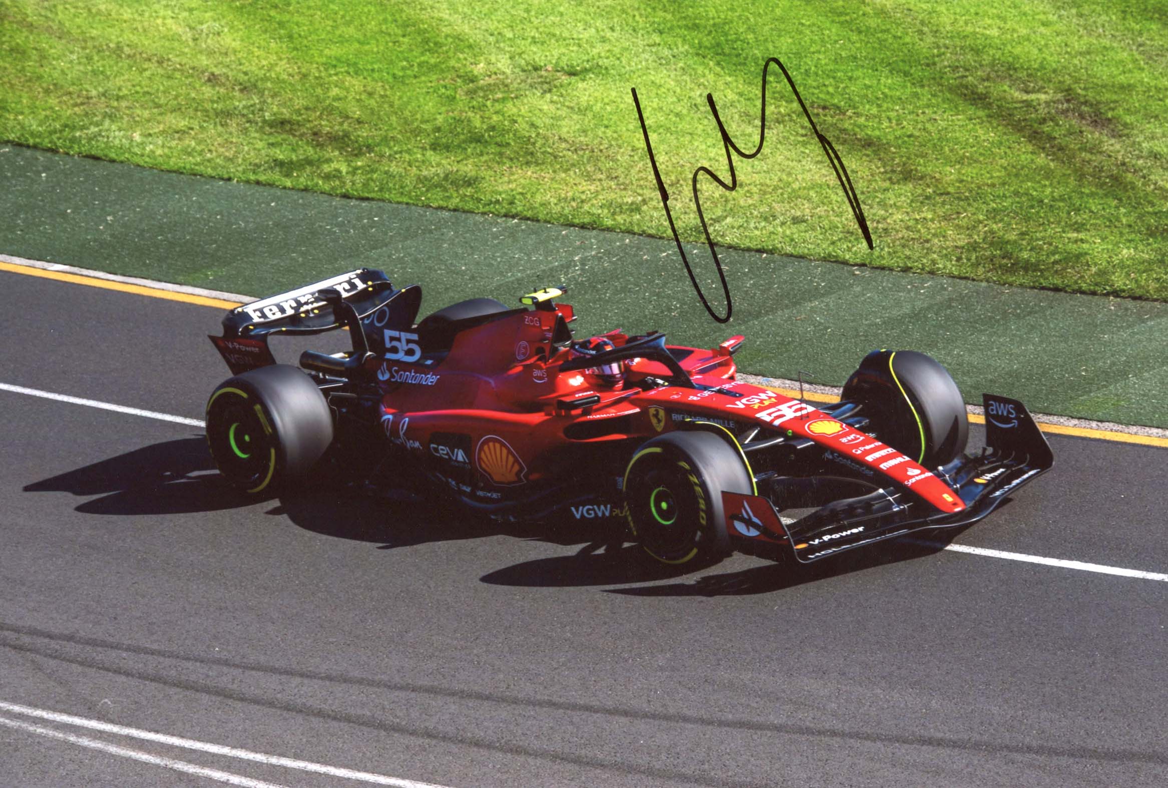 Carlos Sainz Jr. Autograph Autogramm | ID 7993102270613
