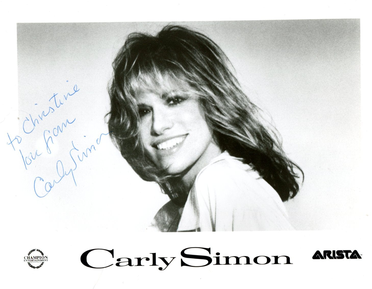 Carly Simon Autograph