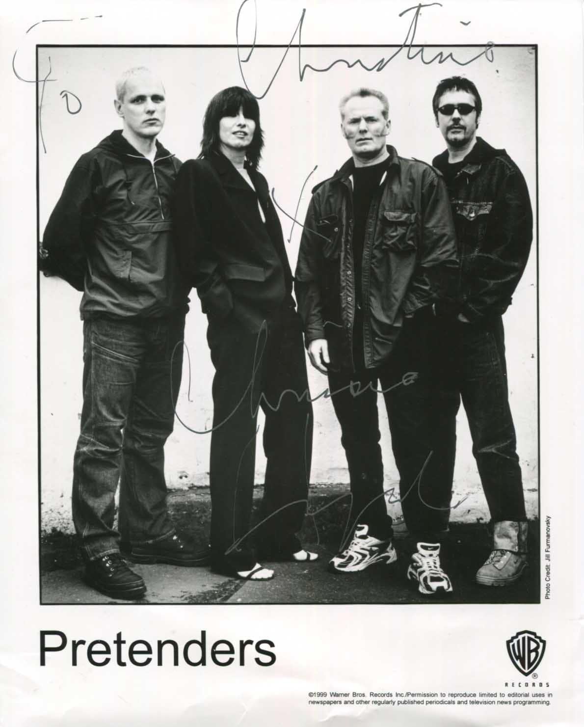 Chrissie Hynde Autograph Autogramm | ID 14680398168445