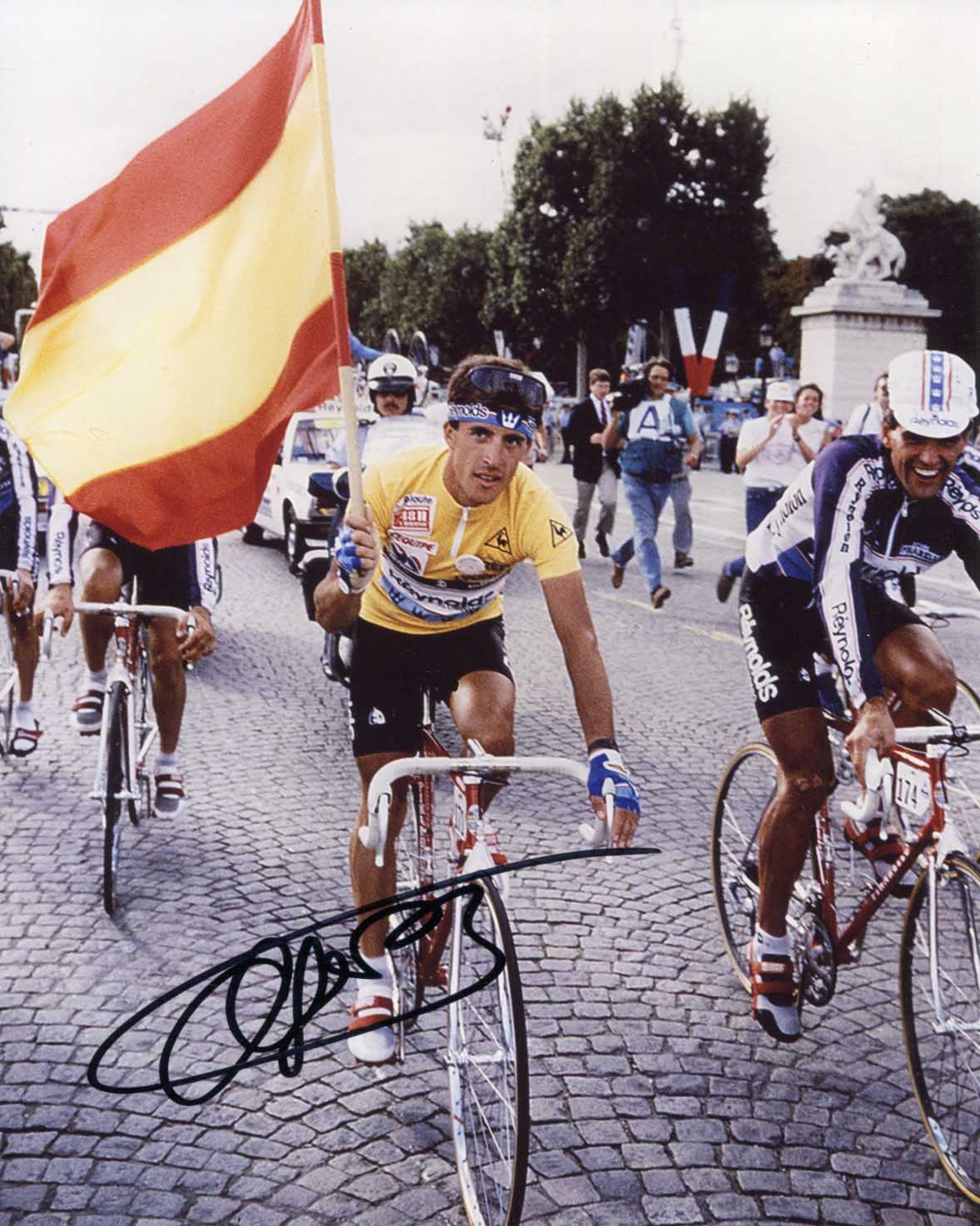 delgado rennrad Pedro Delgado Autogramm, IP signiertes Photo